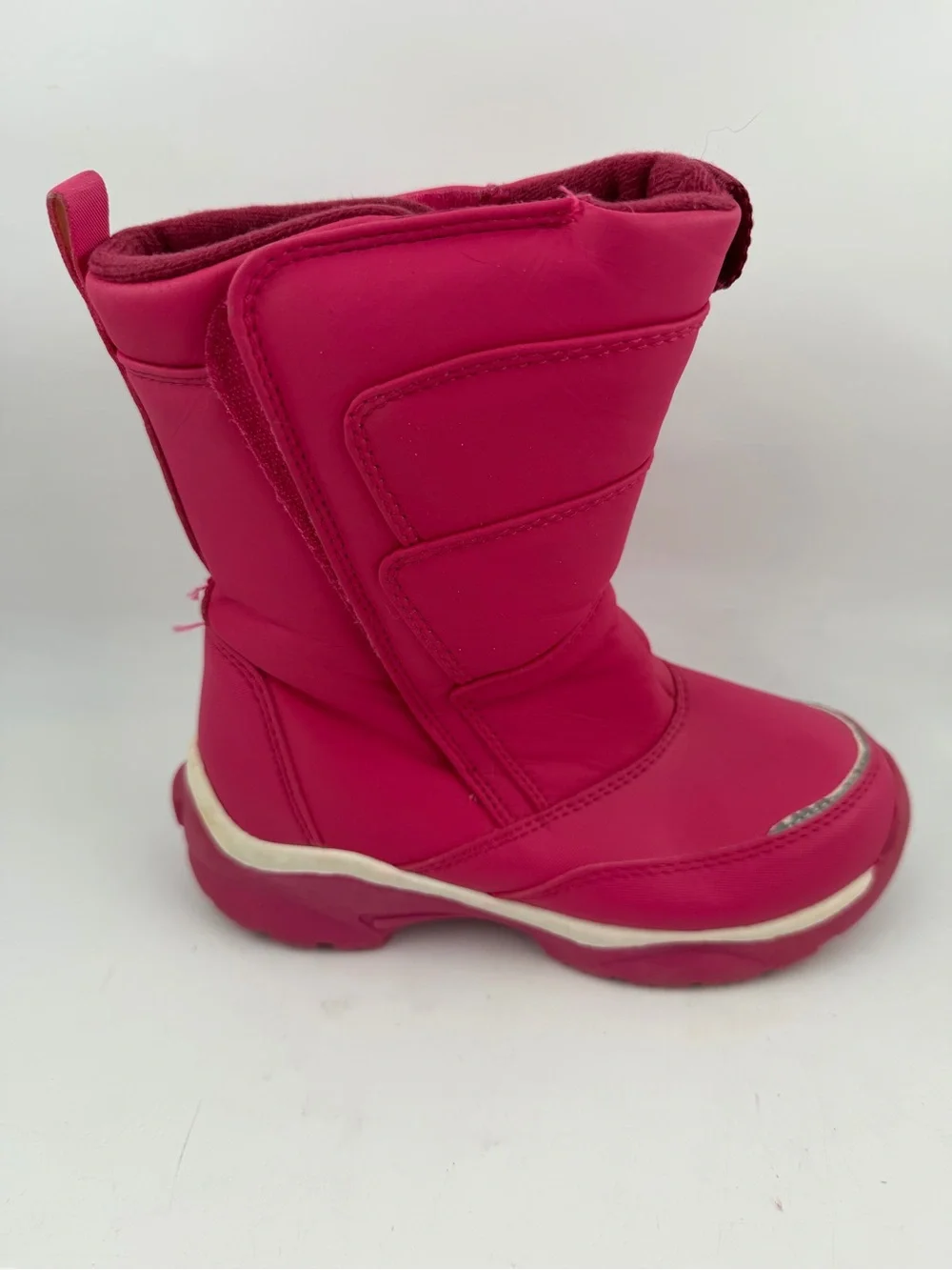 Lands End Girl’s Pink Insulated-SZ 13C M- Winter Snow Boots